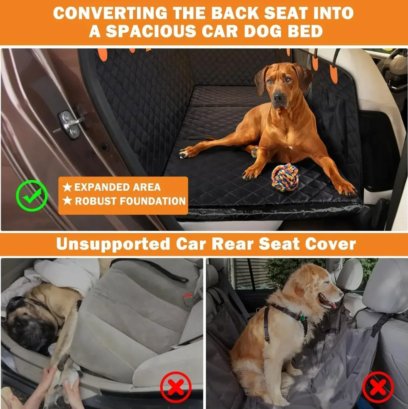 PetCruiser™ Hard Bottom Car Seat Extender